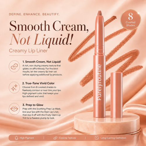 Last Day Buy 1 Get 1 Free Easy Glide Lip Liner — Creamy, Blendable Color with Smooth Application, Summervibes