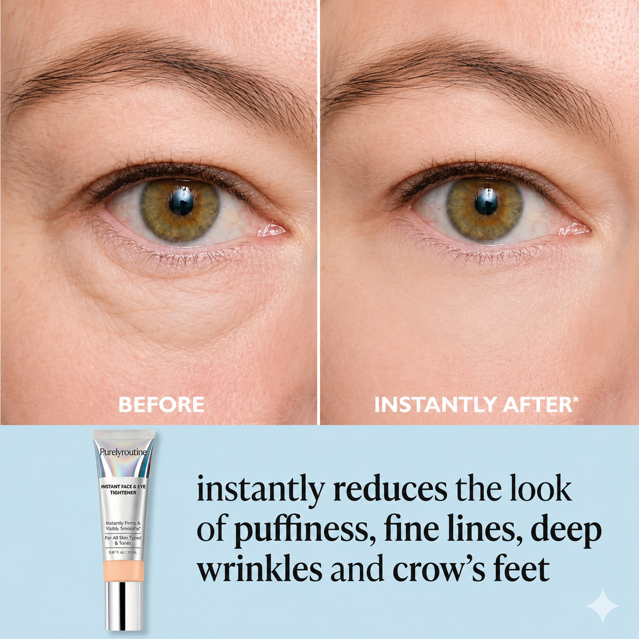 Purelyroutine™ Instant Face Temporary Tightener – Instant visible results in 60 seconds